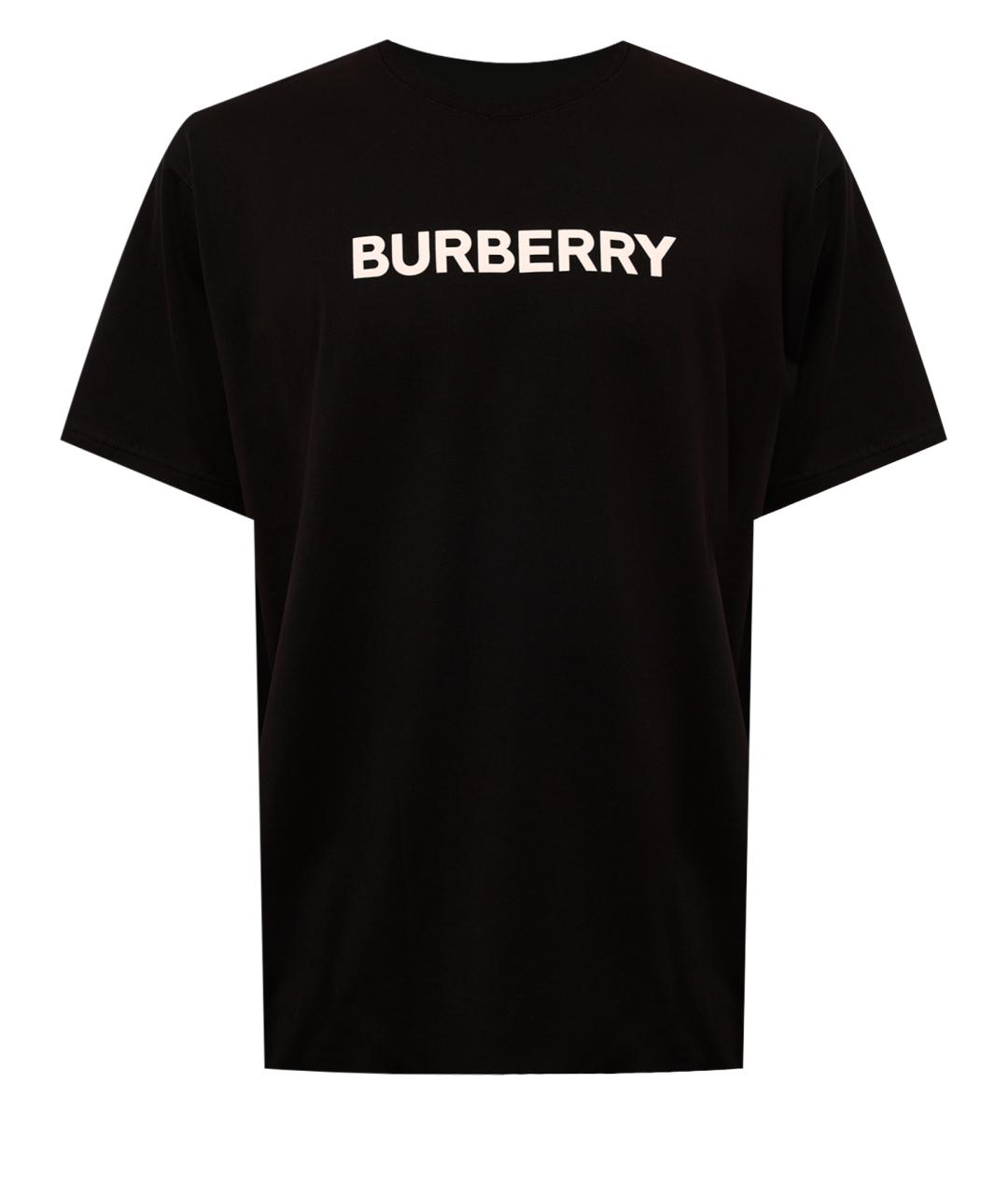 BURBERRY Черная футболка, фото 1