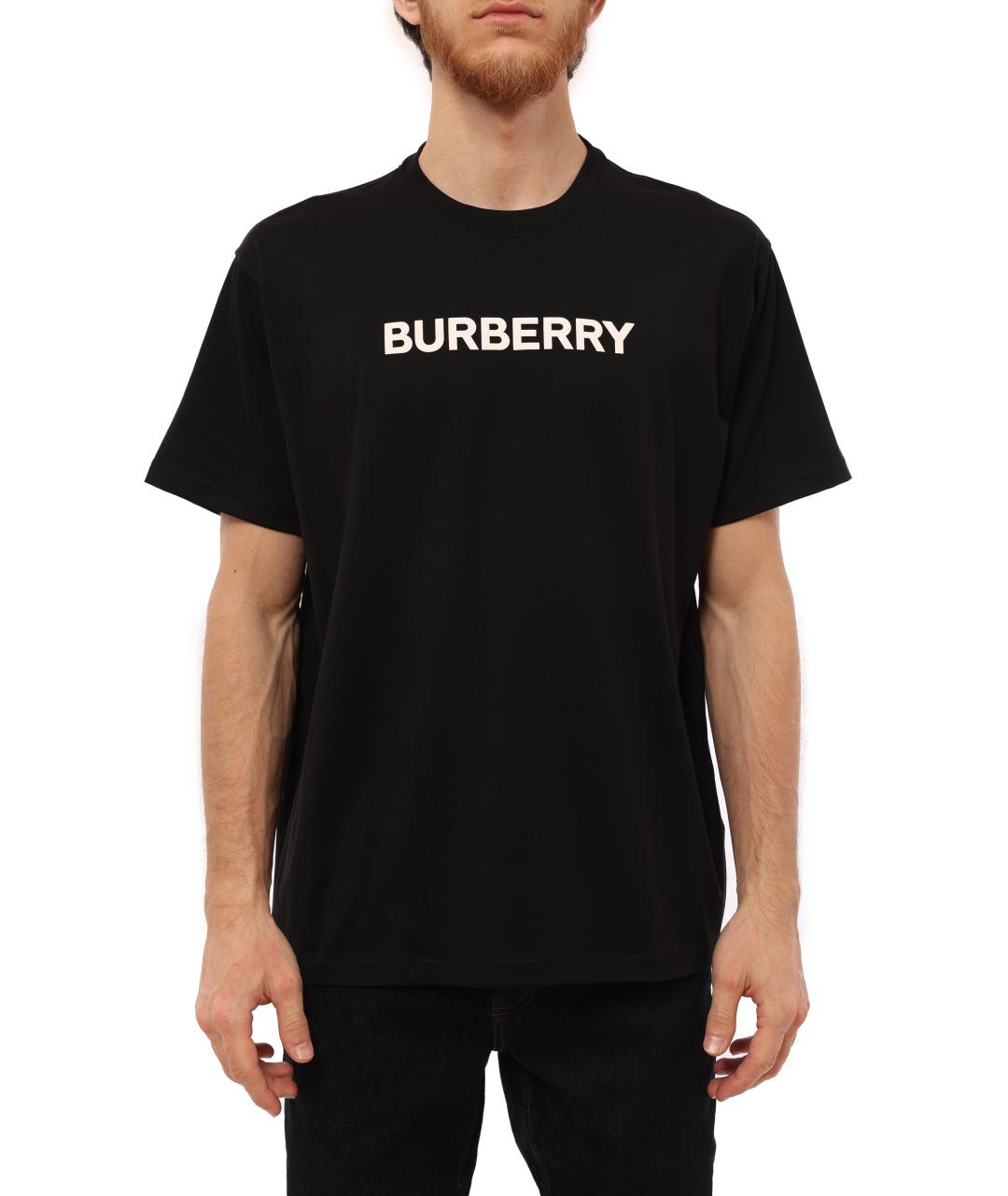 BURBERRY Черная футболка, фото 6