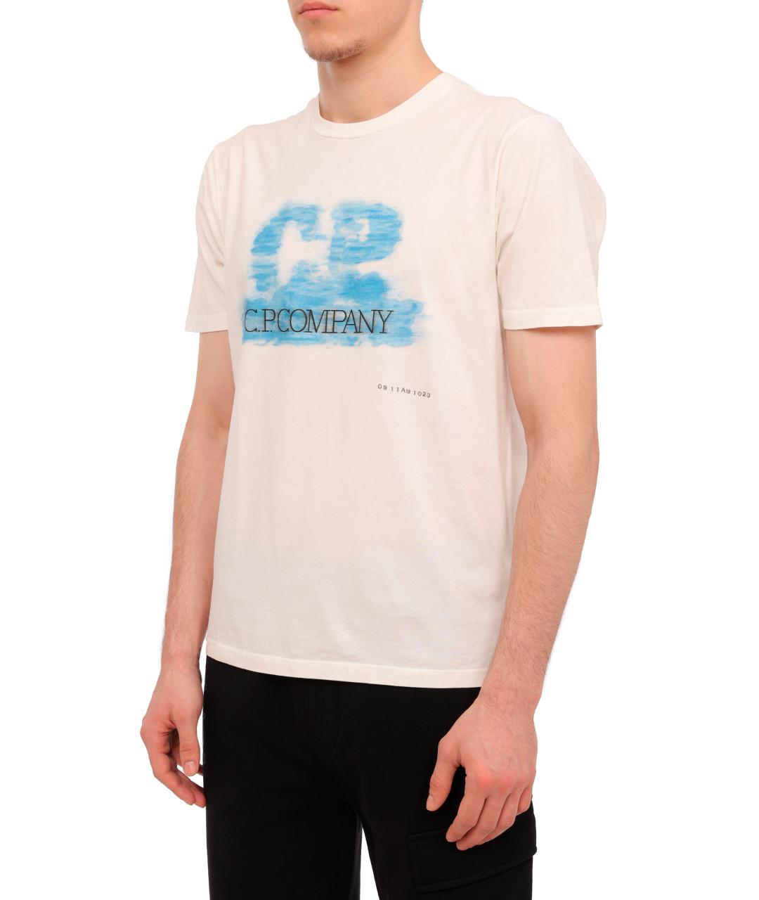 CP COMPANY Белая футболка, фото 2
