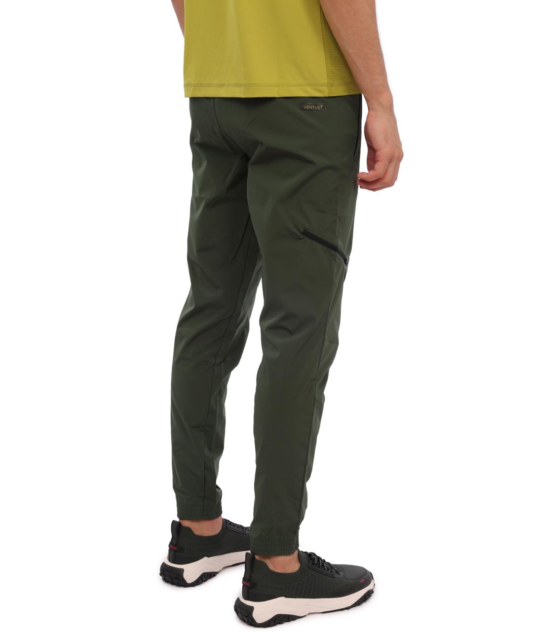 EA7 Хаки повседневные брюки, фото 3