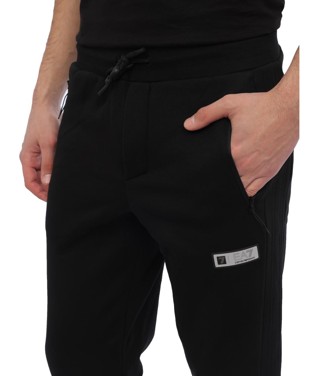 EA7 Черные повседневные брюки, фото 5
