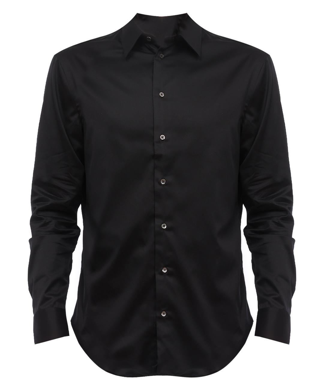 EMPORIO ARMANI Черная классическая рубашка, фото 1