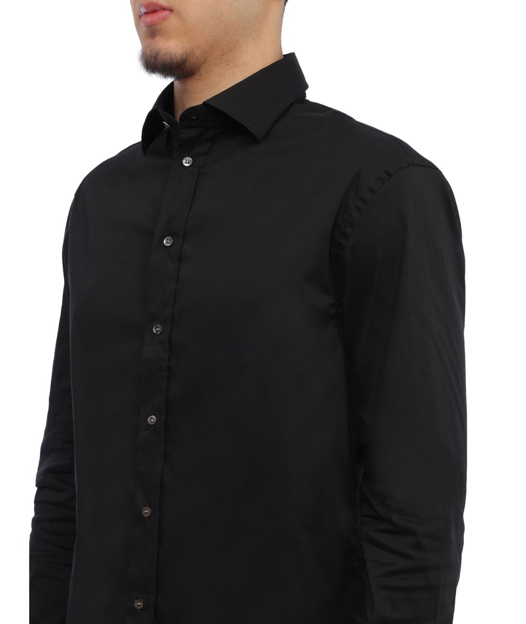 EMPORIO ARMANI Черная классическая рубашка, фото 4