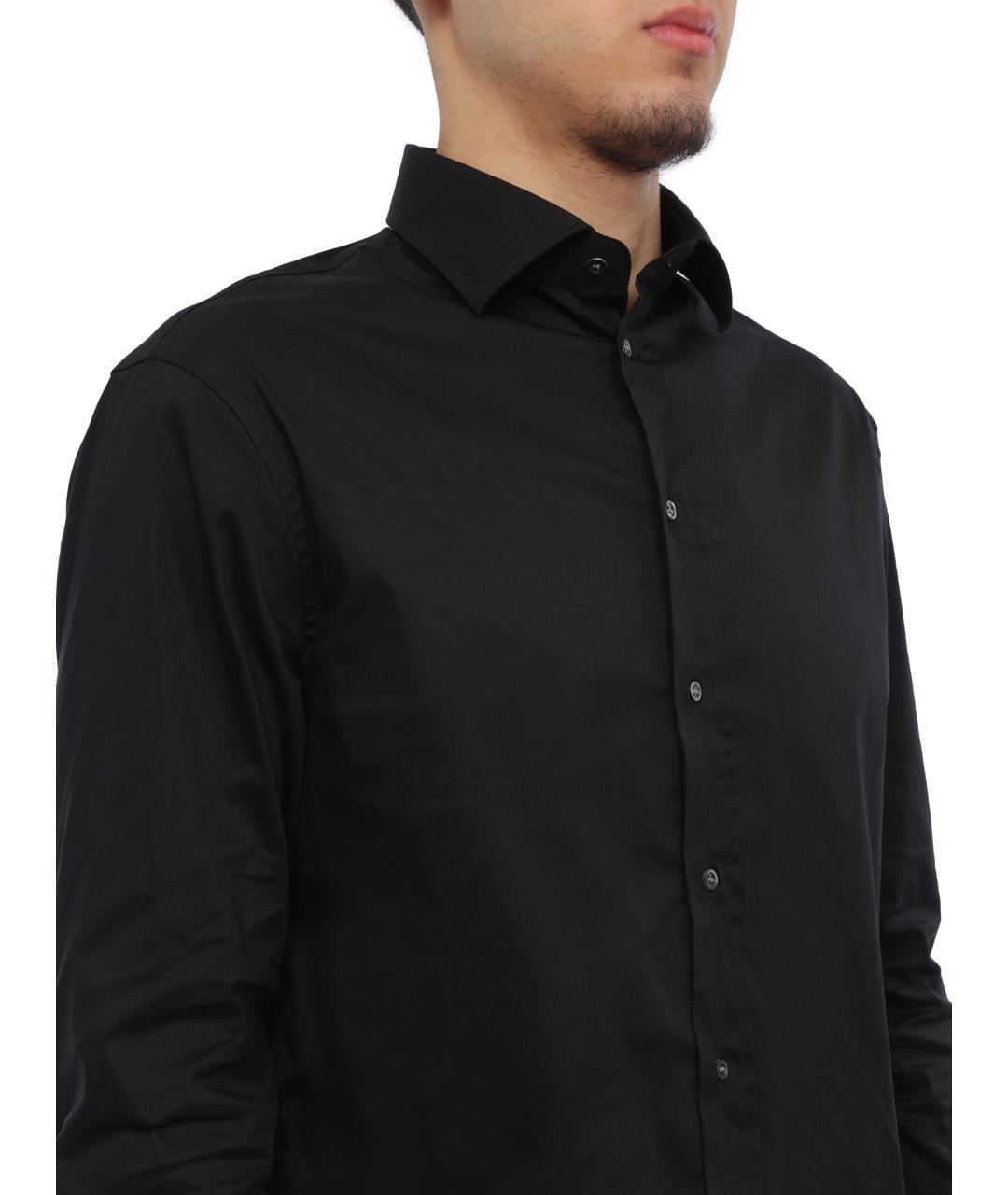 EMPORIO ARMANI Черная классическая рубашка, фото 5