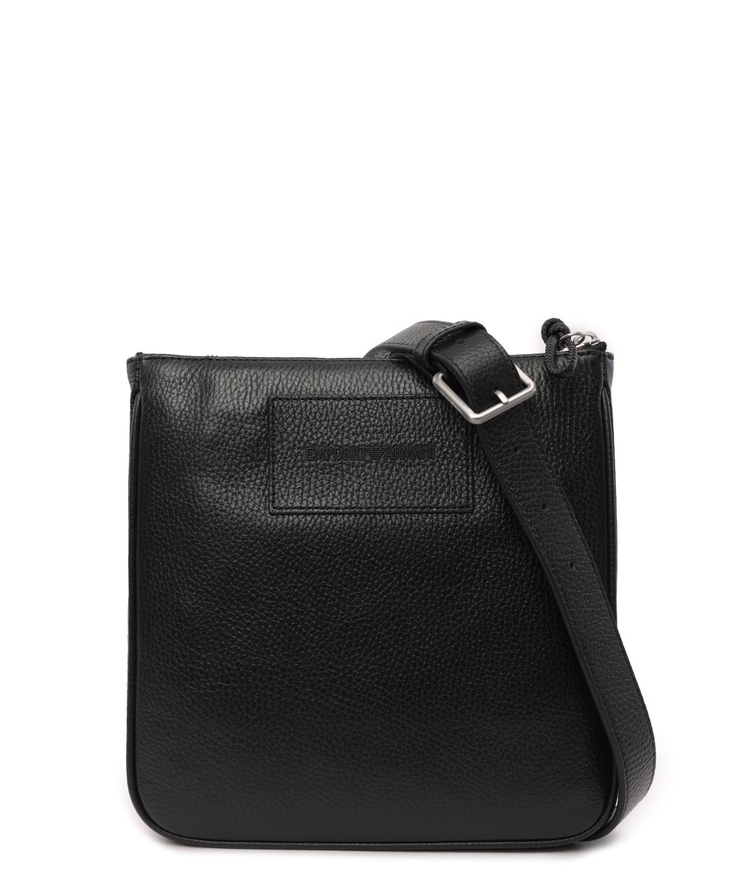 EMPORIO ARMANI Черная сумка на плечо, фото 3