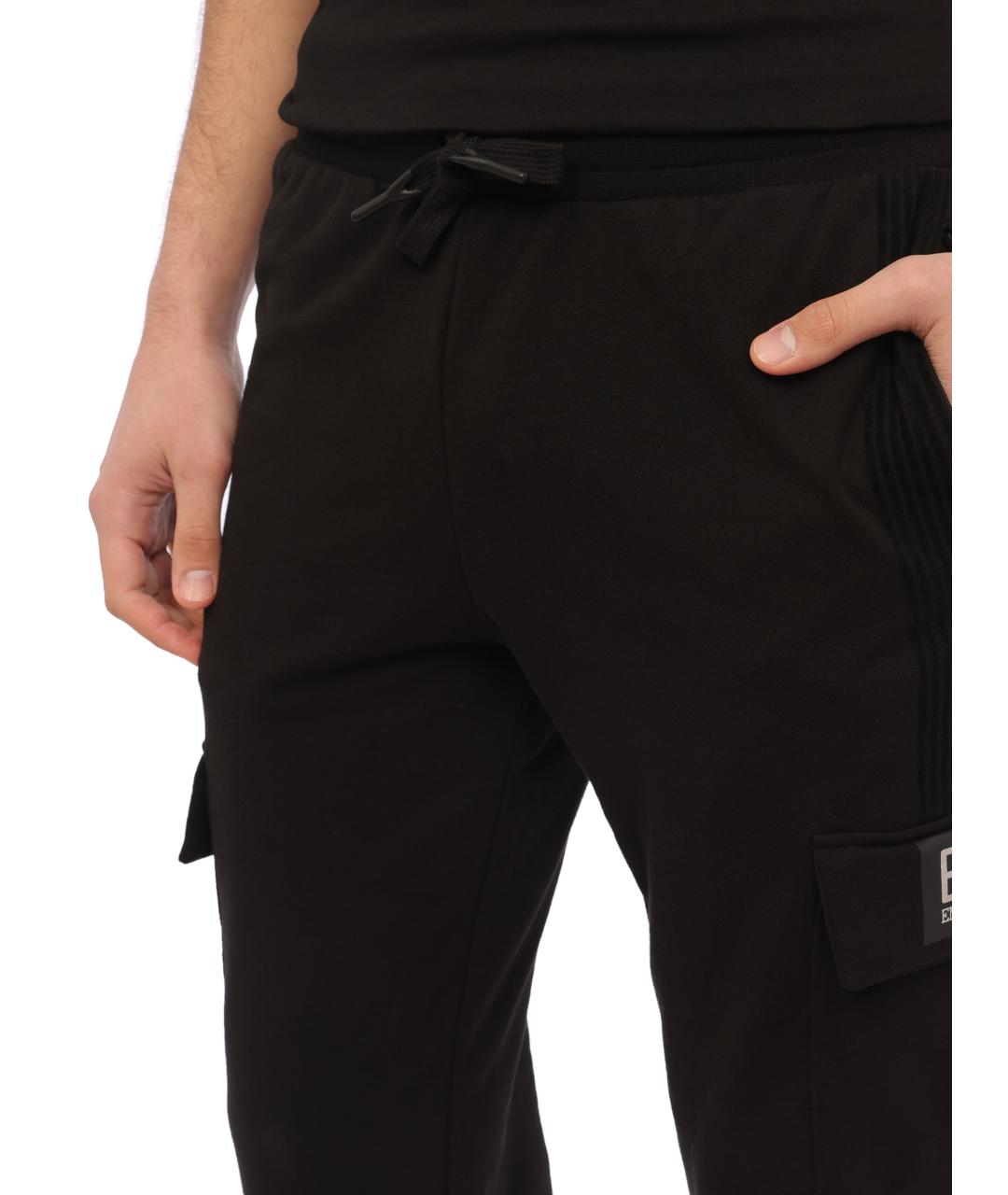 EA7 Черные повседневные брюки, фото 3