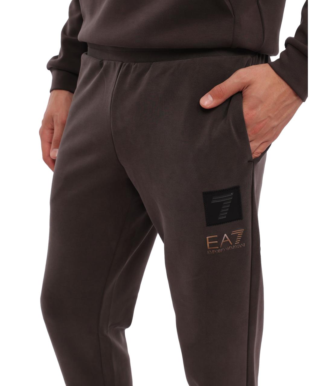 EA7 Коричневые повседневные брюки, фото 2