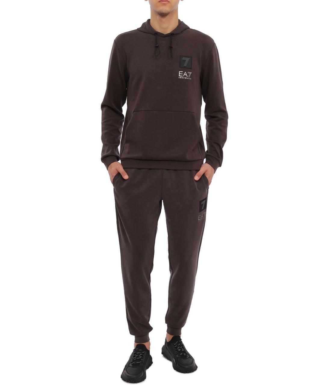 EA7 Коричневые повседневные брюки, фото 3