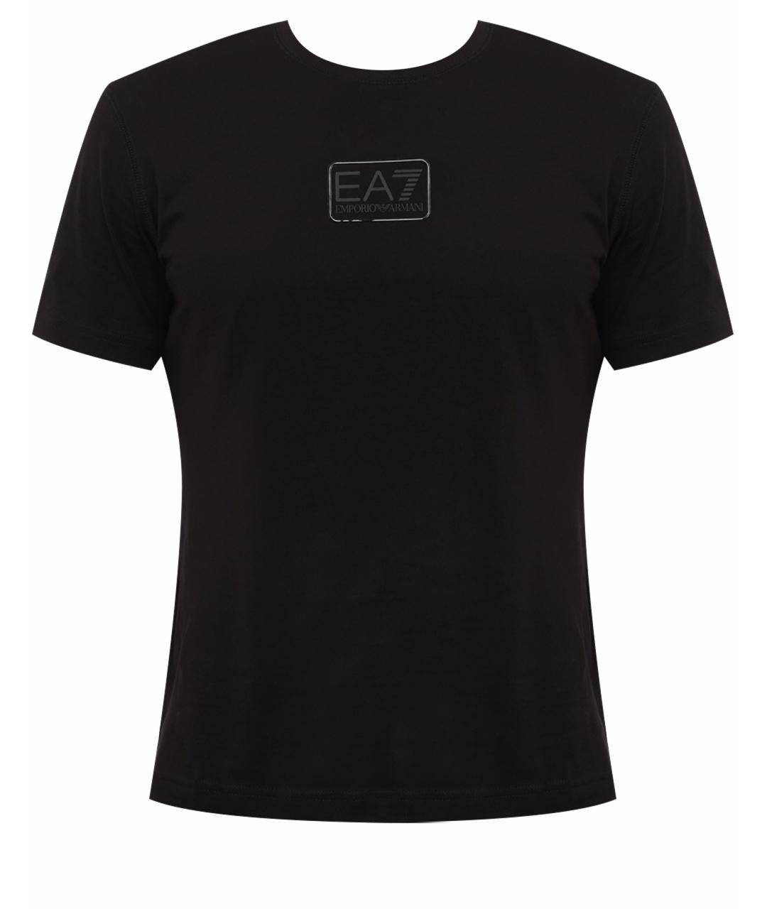 EA7 Черная футболка, фото 1
