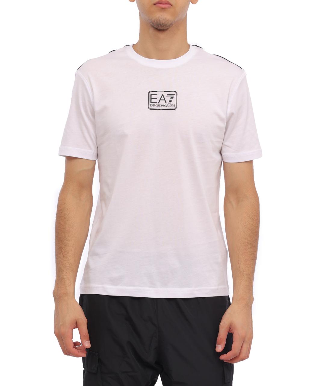 EA7 Белая футболка, фото 7