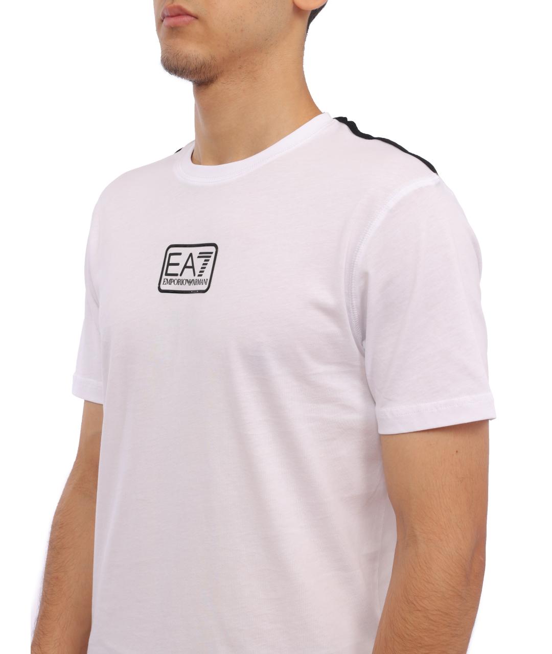 EA7 Белая футболка, фото 3