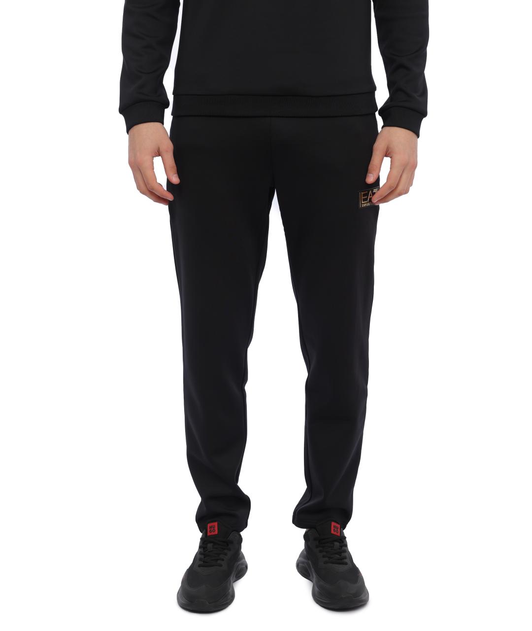 EA7 Черные повседневные брюки, фото 6