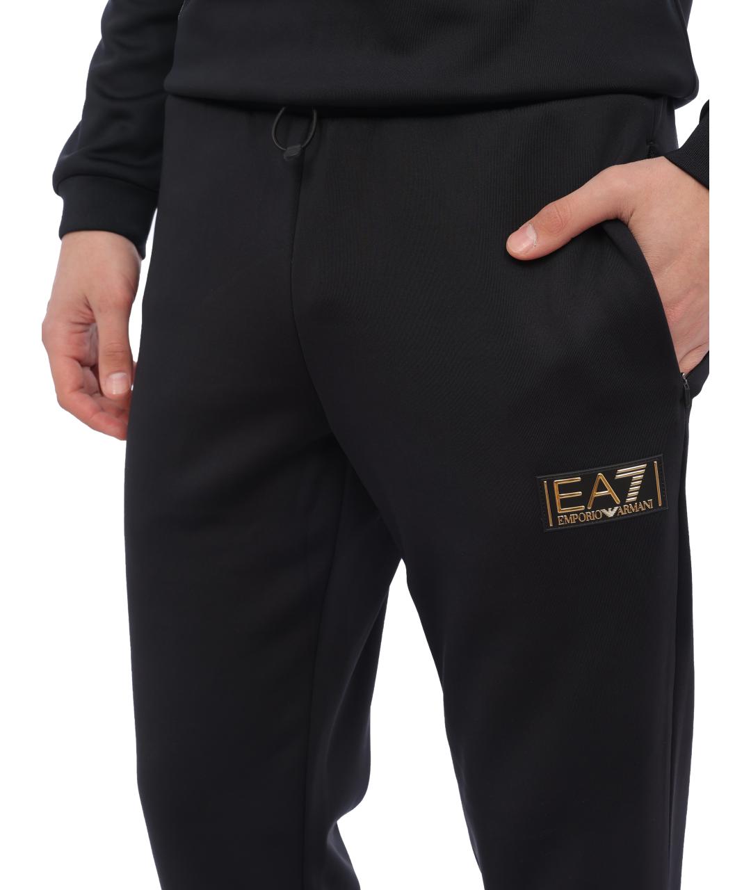 EA7 Черные повседневные брюки, фото 5