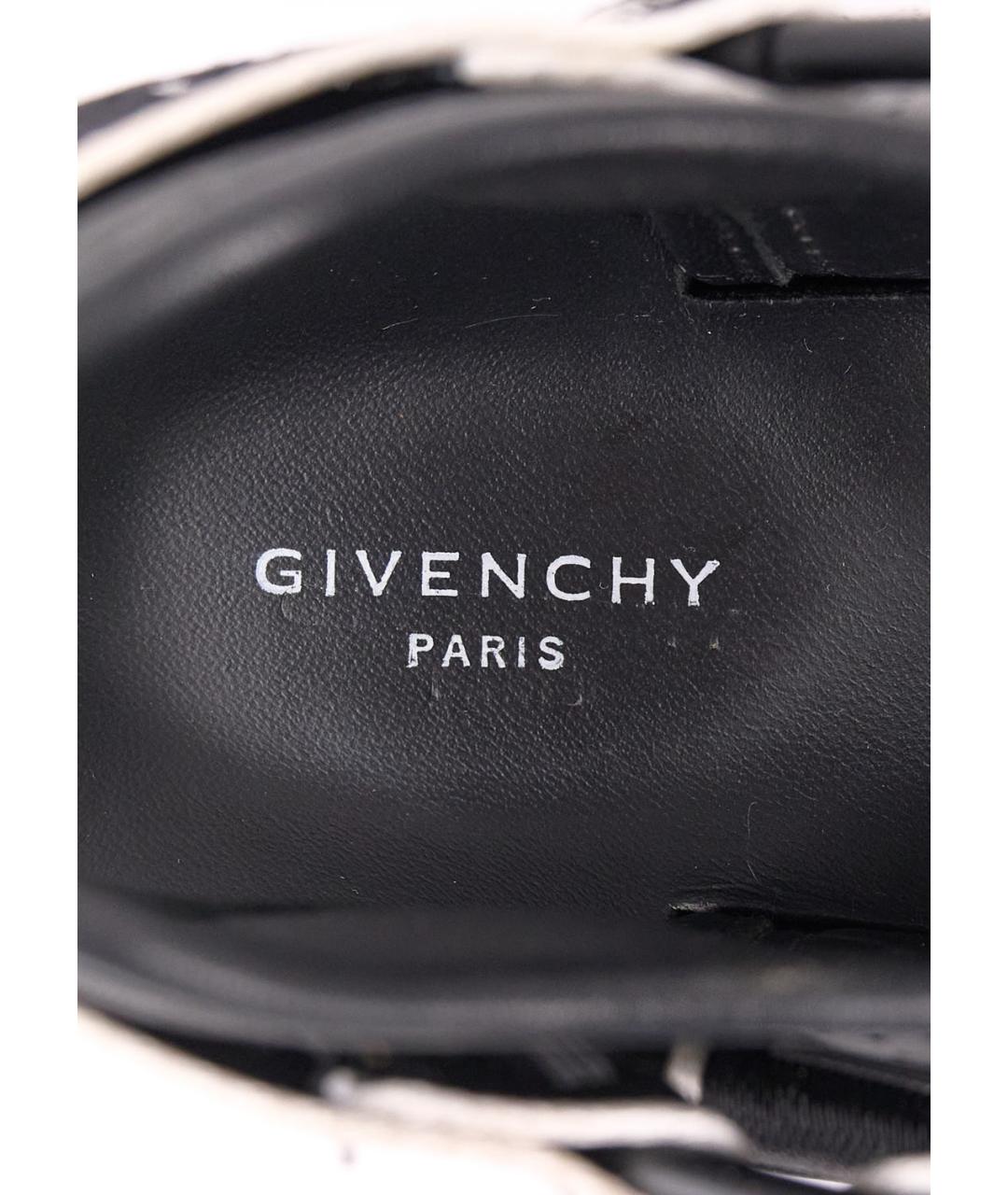 GIVENCHY Черные кожаные сандалии, фото 5