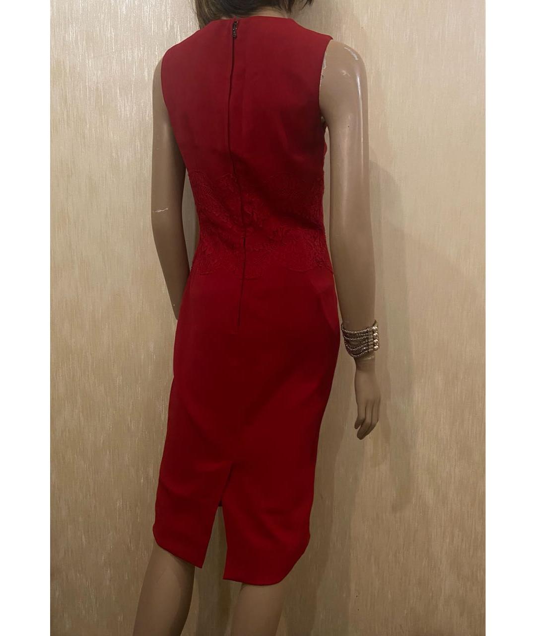 DOLCE&GABBANA Красное вискозное повседневное платье, фото 7