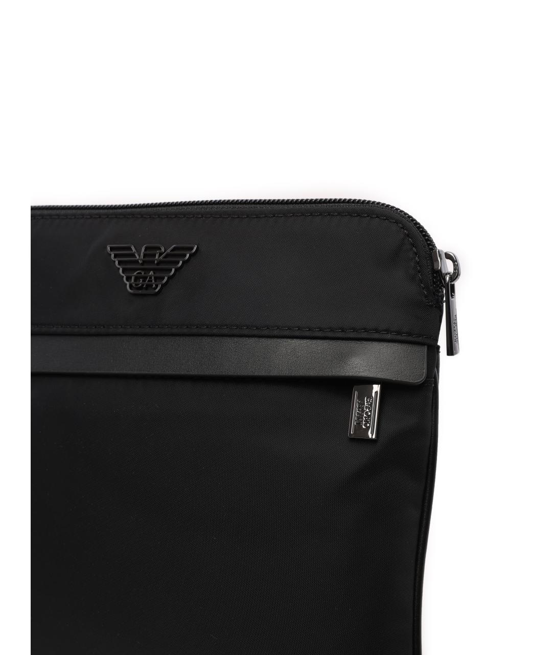 EMPORIO ARMANI Черная сумка на плечо, фото 2