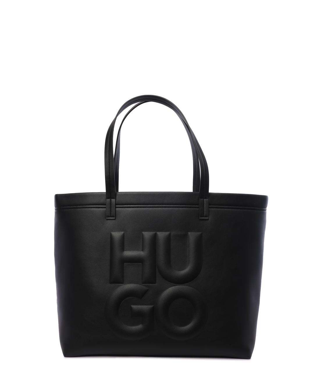 HUGO BOSS Черная сумка тоут, фото 1