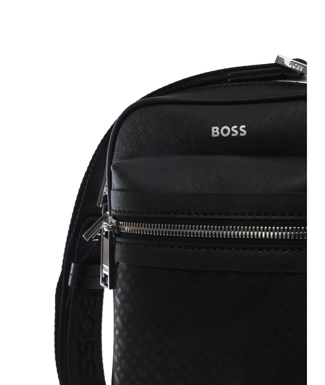 HUGO BOSS Черная сумка на плечо, фото 4