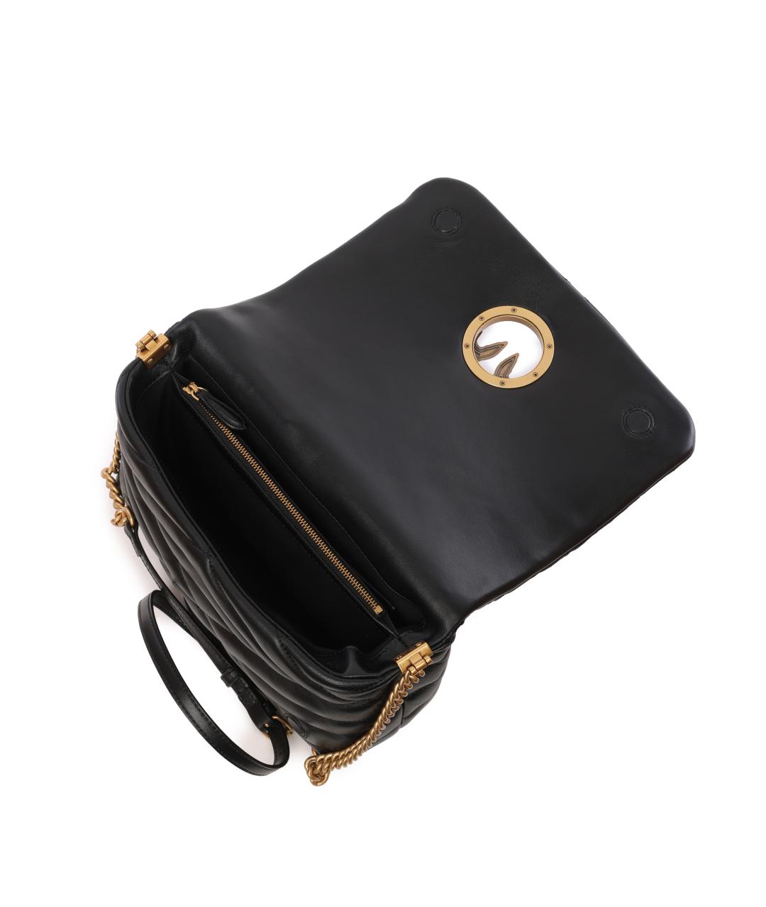 PINKO Черная сумка через плечо, фото 5