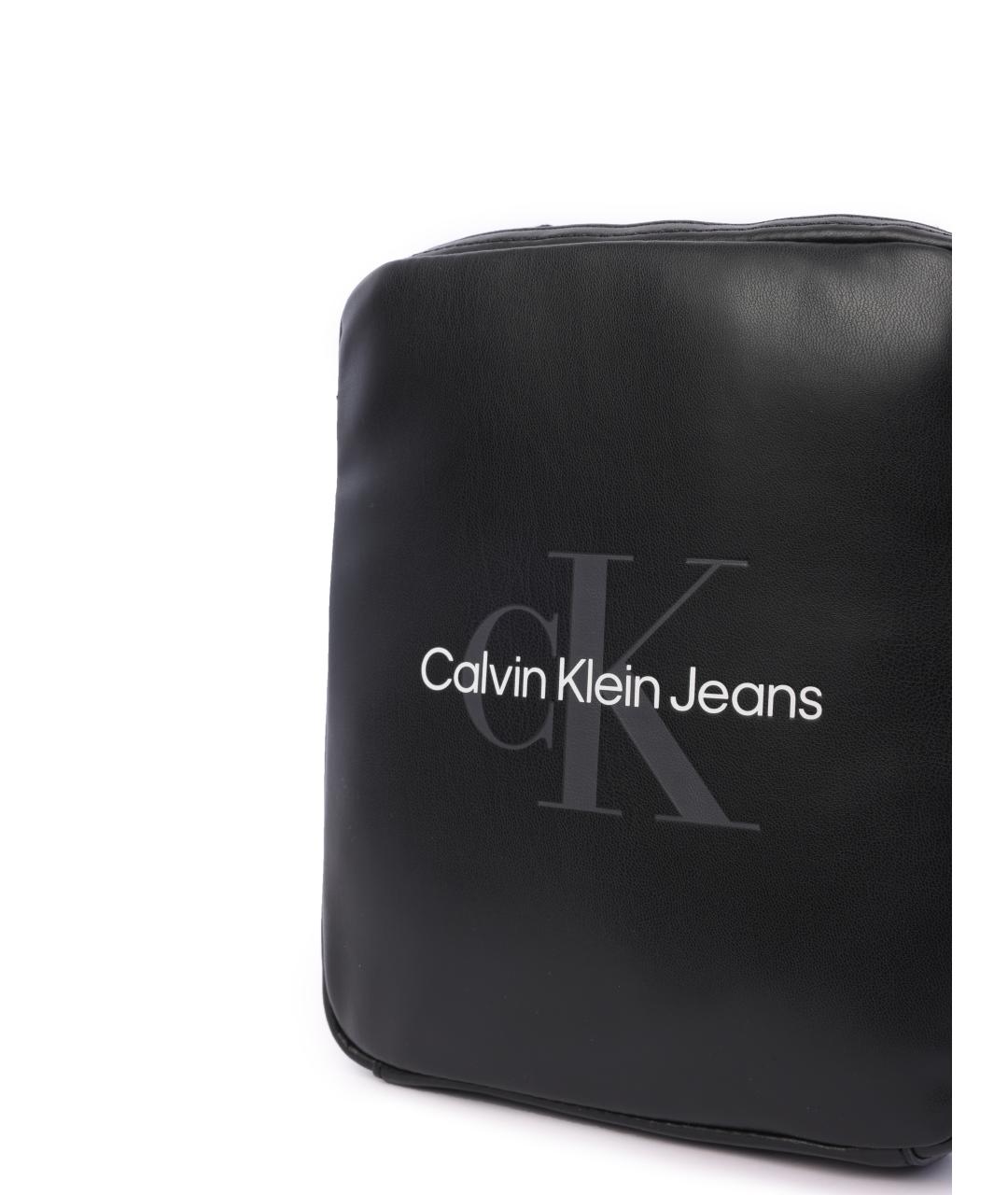 CALVIN KLEIN Черная сумка на плечо, фото 2