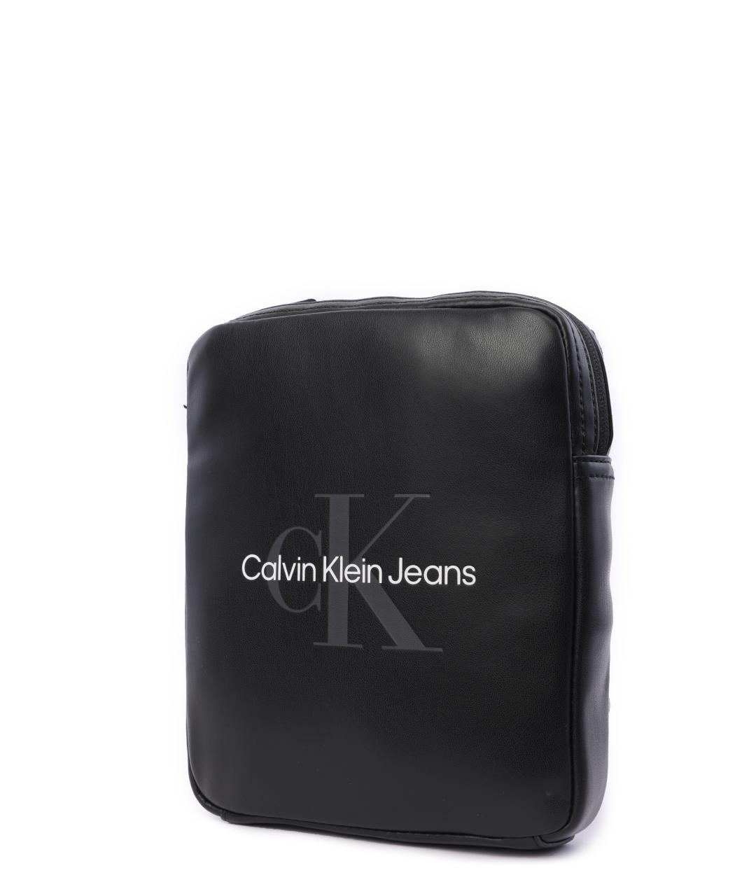 CALVIN KLEIN Черная сумка на плечо, фото 4