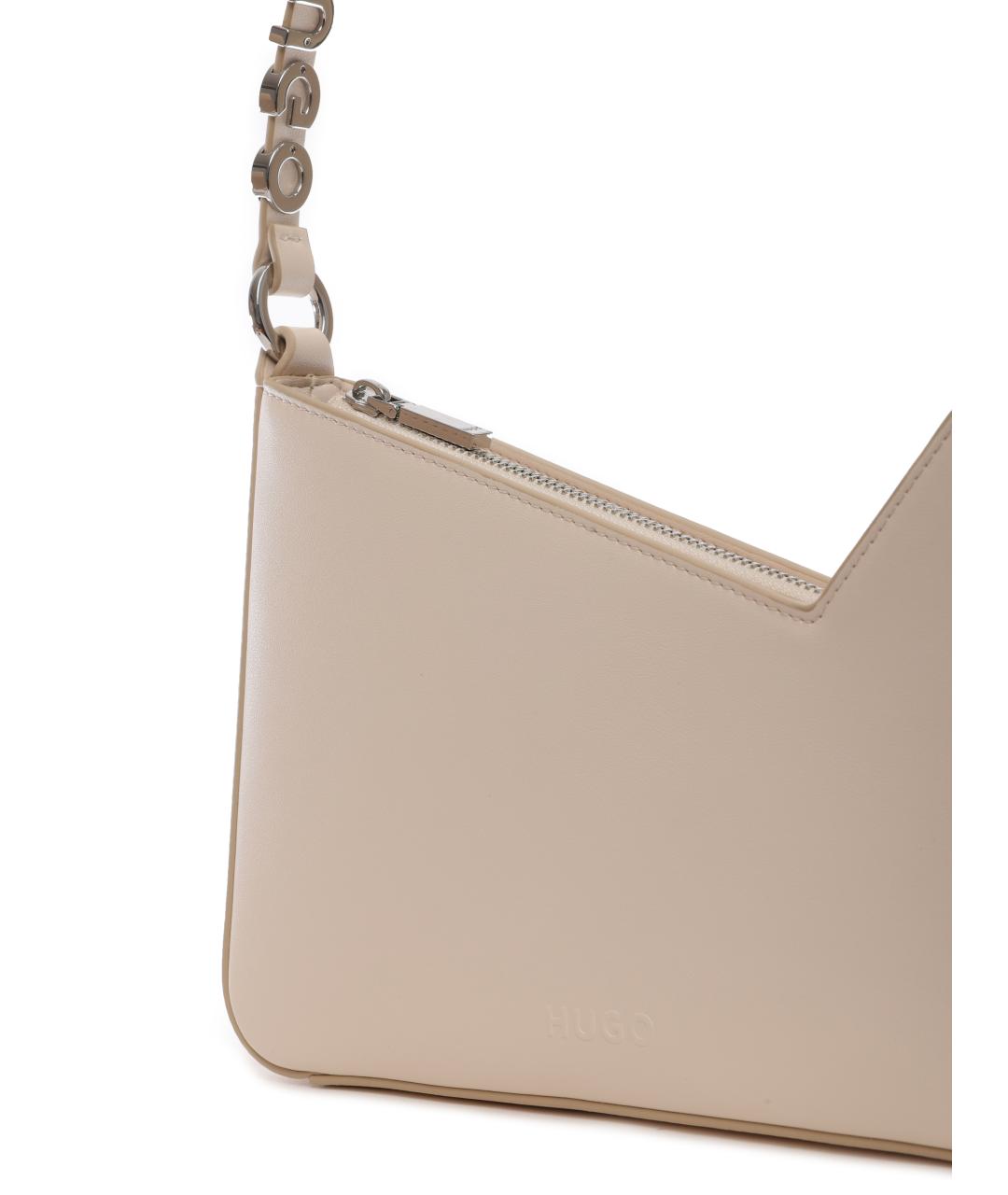 HUGO BOSS Белая сумка через плечо, фото 3