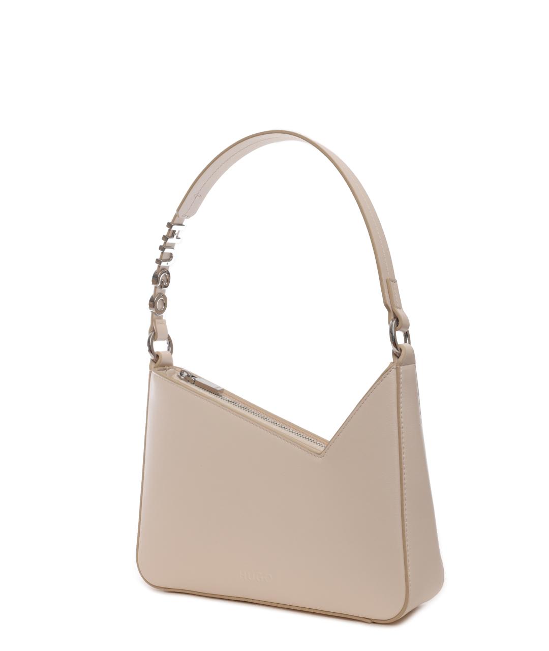 HUGO BOSS Белая сумка через плечо, фото 2