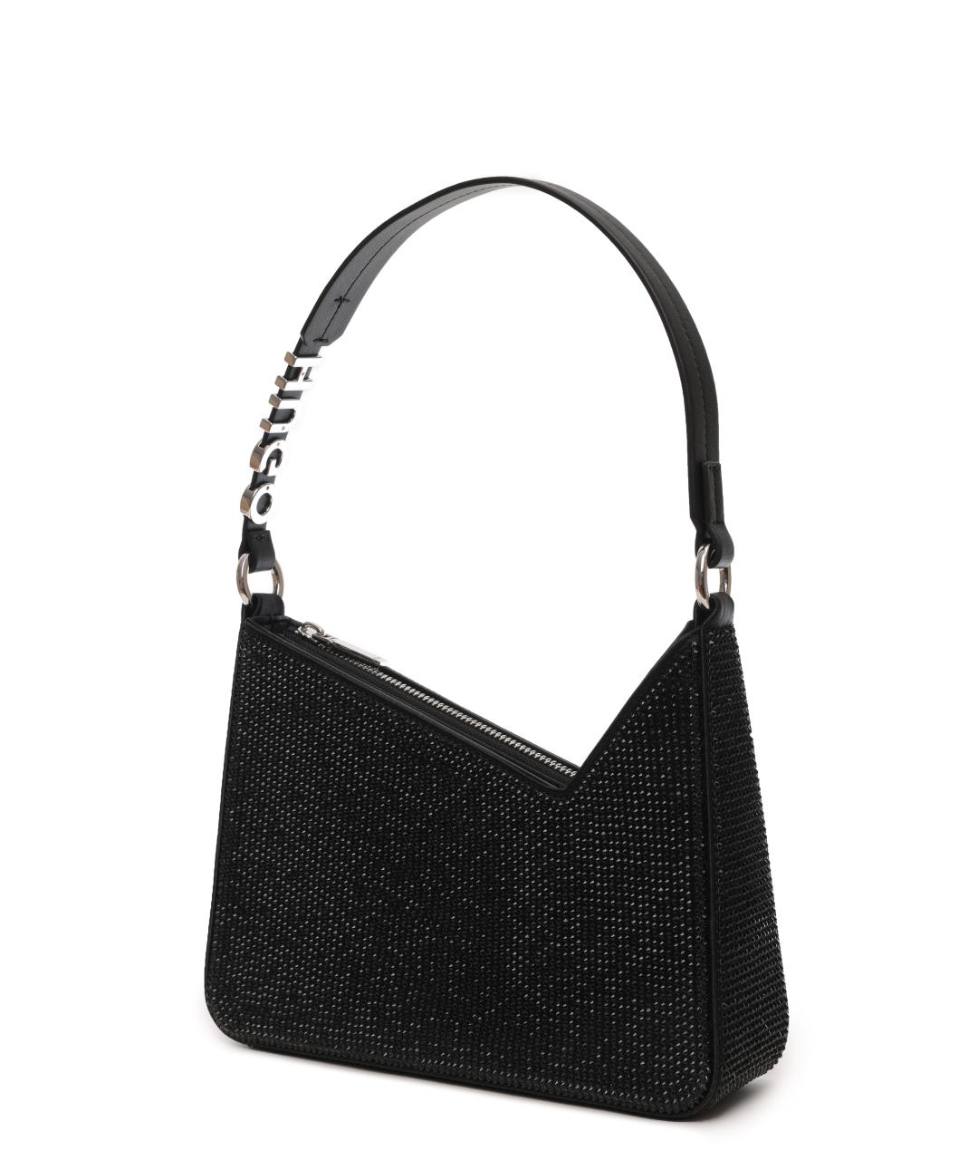 HUGO BOSS Черная сумка через плечо, фото 5