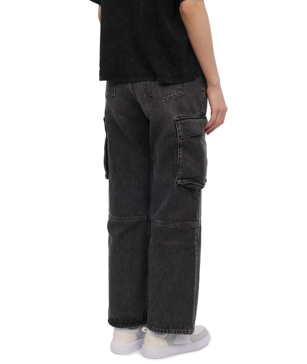 HUGO BOSS Серые прямые джинсы, фото 5