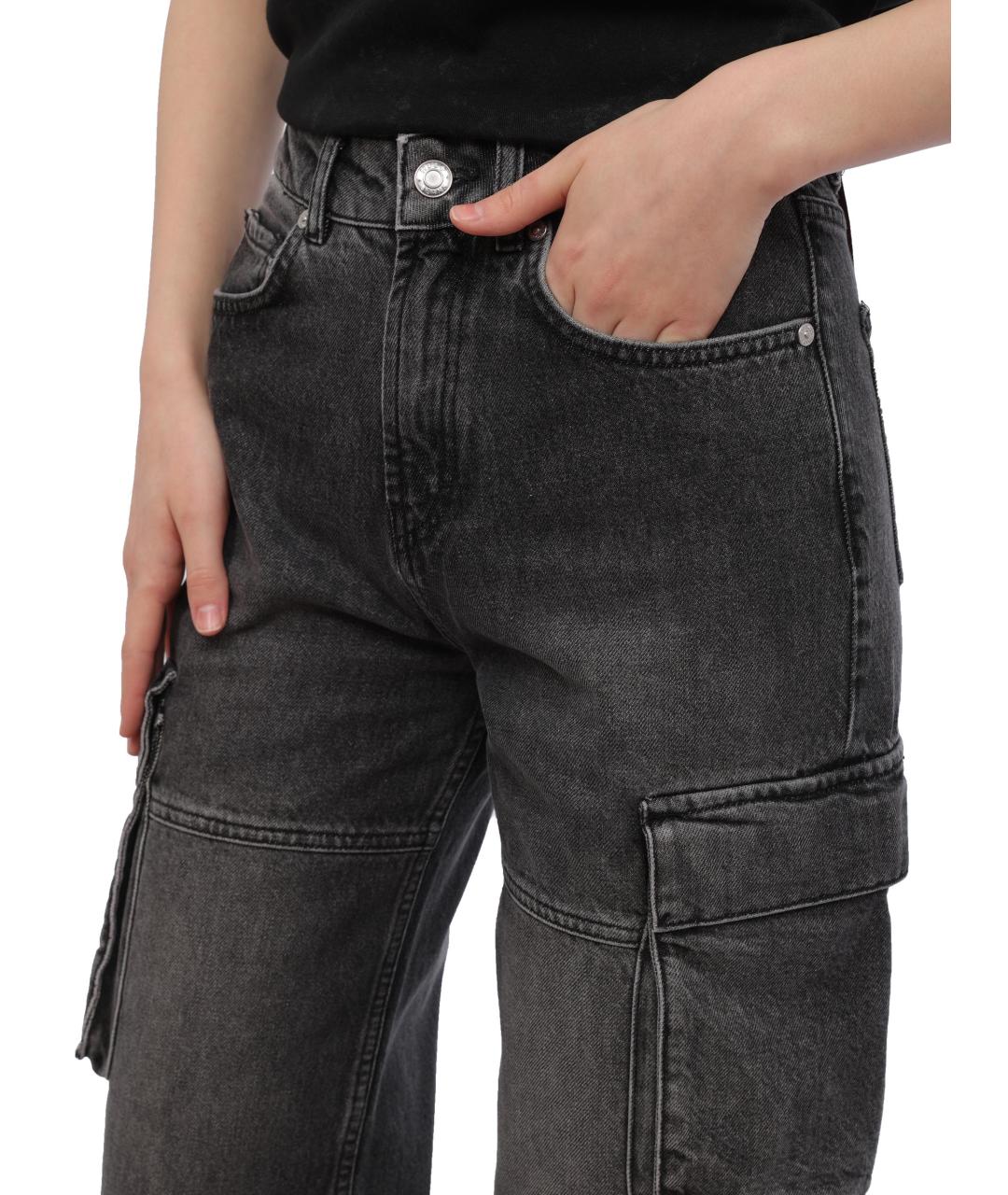 HUGO BOSS Серые прямые джинсы, фото 4