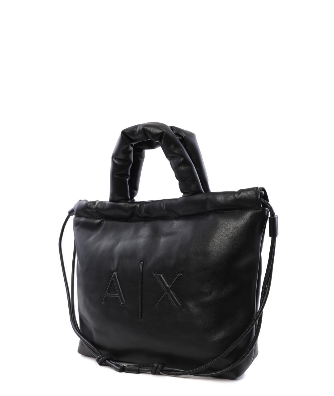 ARMANI EXCHANGE Черная сумка тоут, фото 2