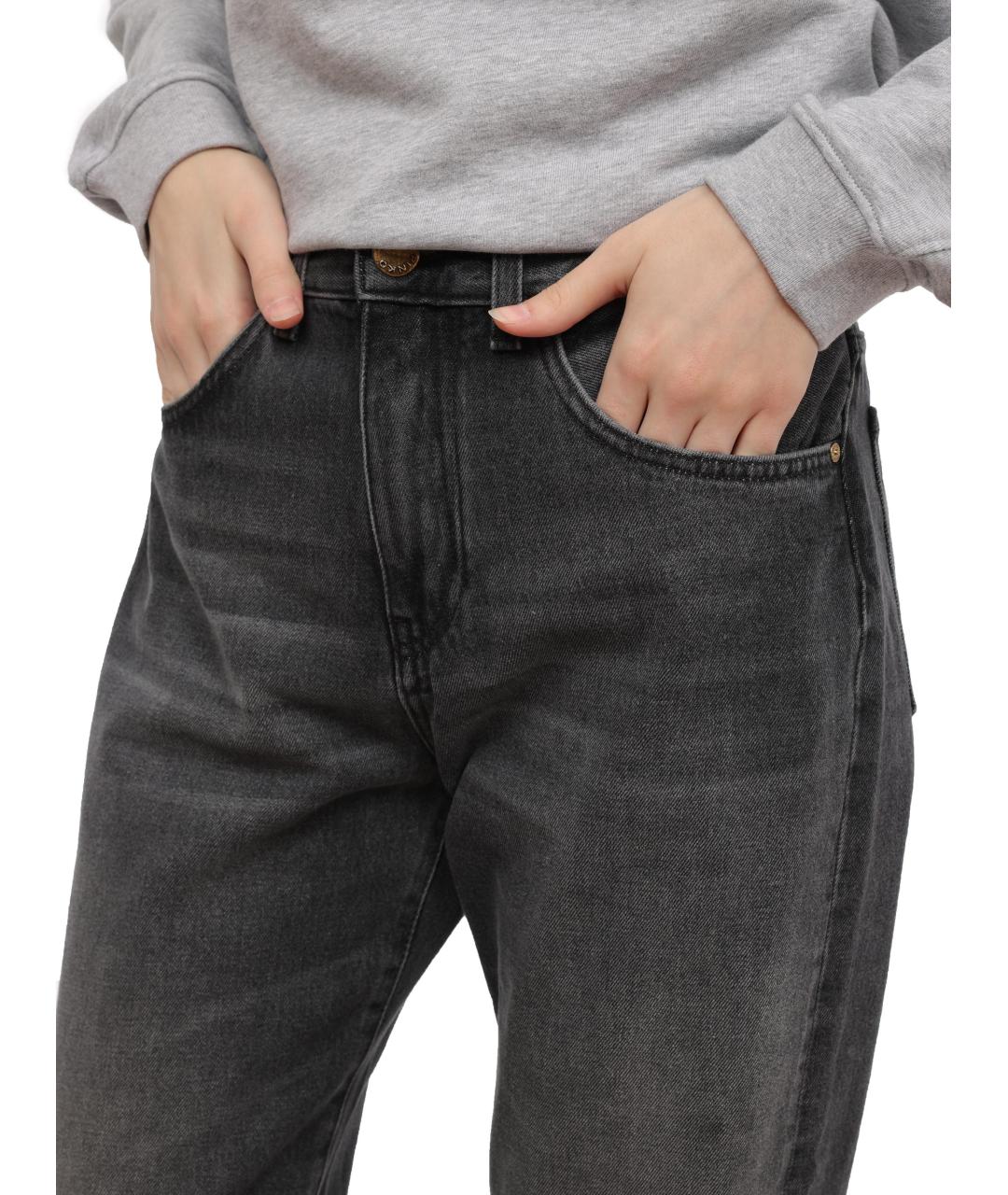 PINKO Серые прямые джинсы, фото 3