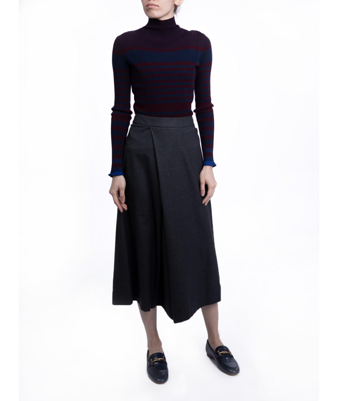 THEORY Серая юбка миди, фото 2