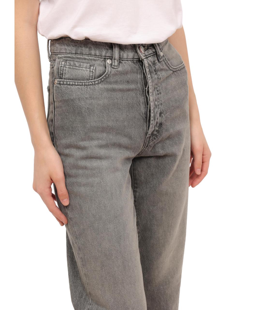 HUGO BOSS Серые прямые джинсы, фото 5