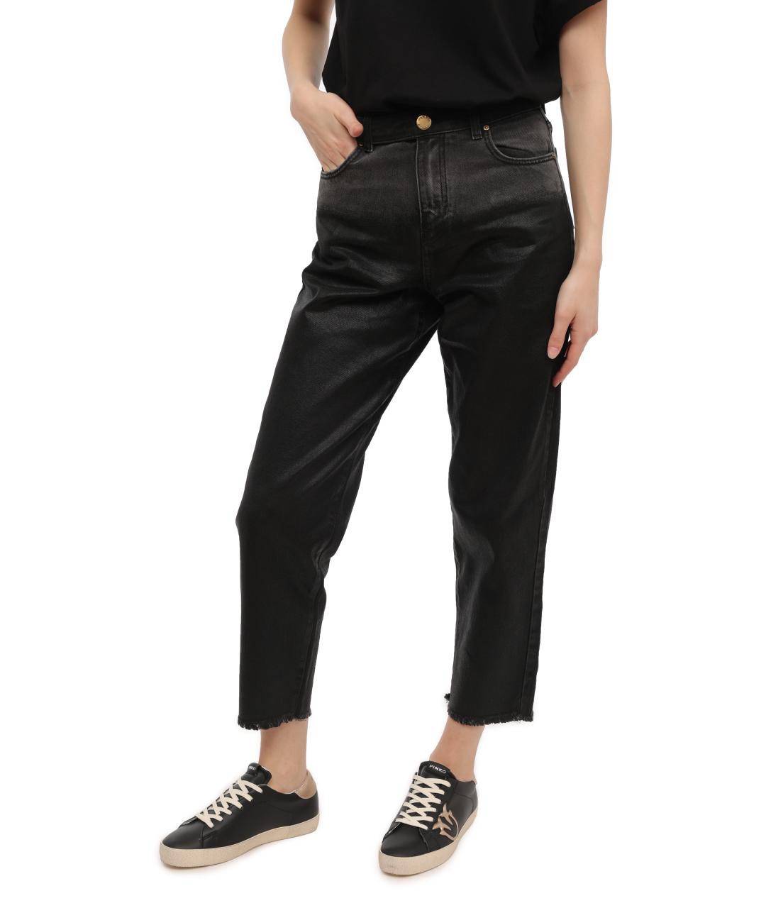 PINKO Черные прямые джинсы, фото 6