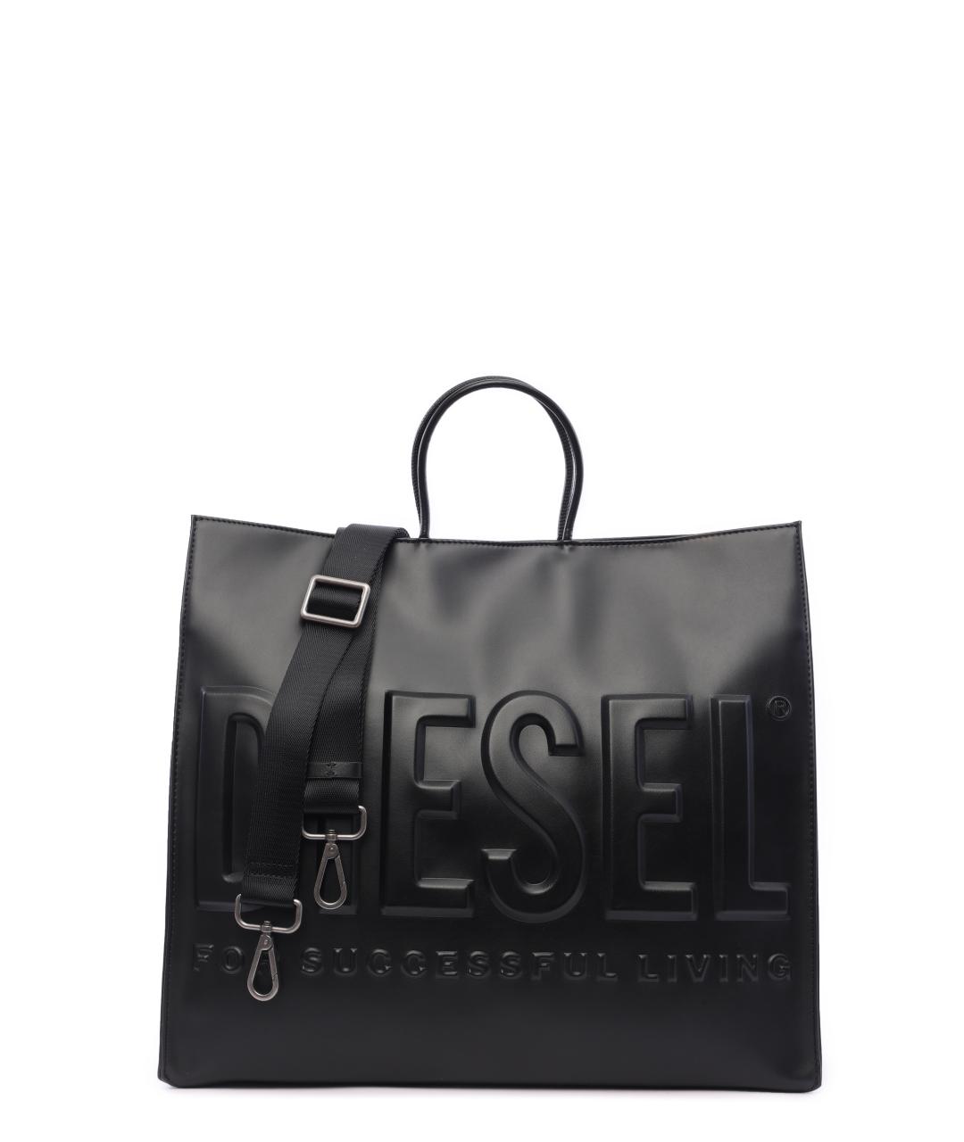 DIESEL Черная сумка тоут, фото 5