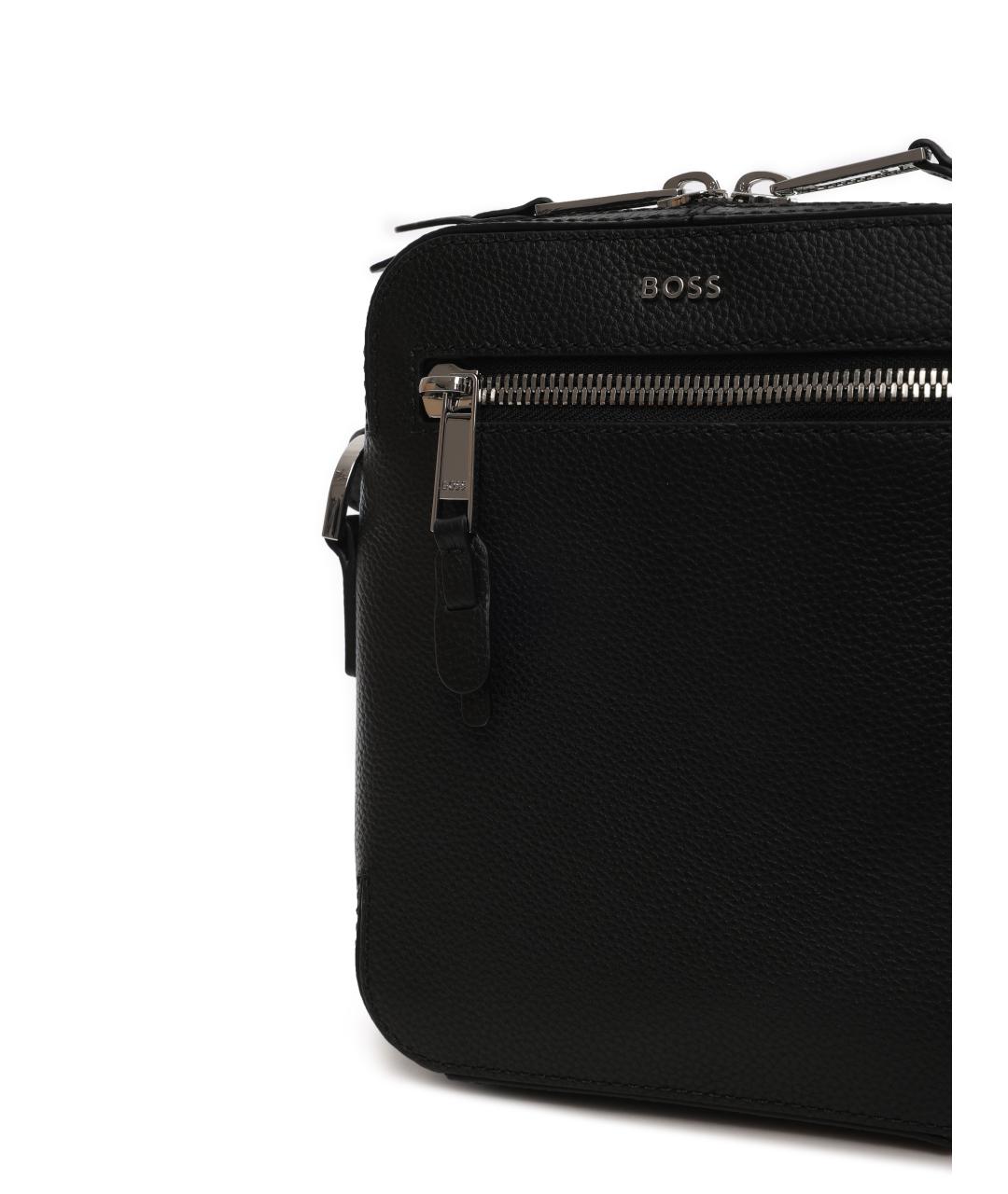 HUGO BOSS Черная сумка на плечо, фото 5