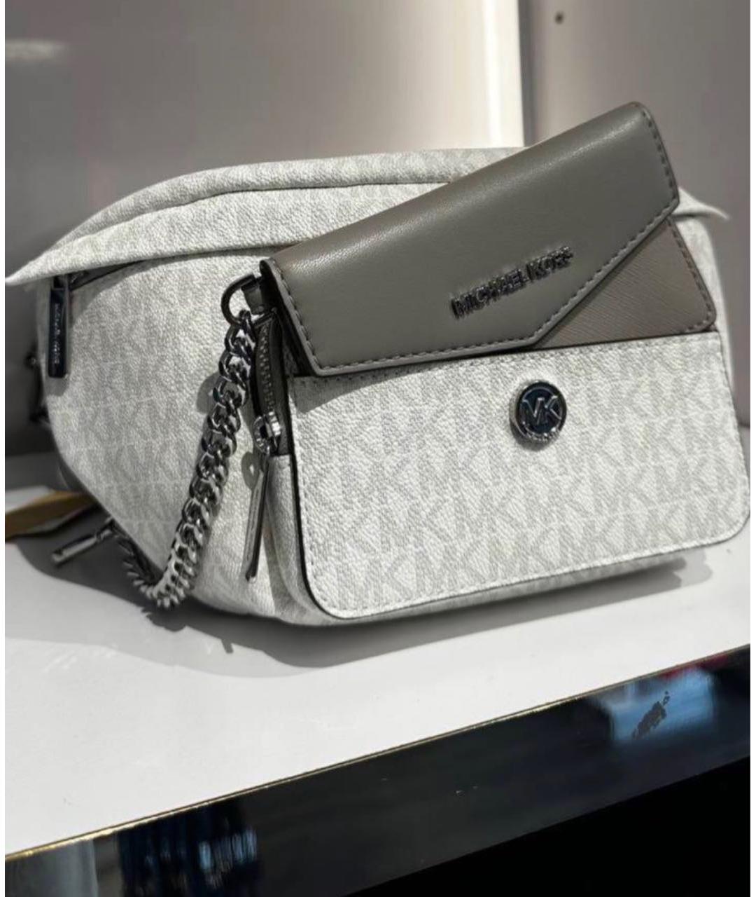 MICHAEL MICHAEL KORS Белая сумка через плечо, фото 4