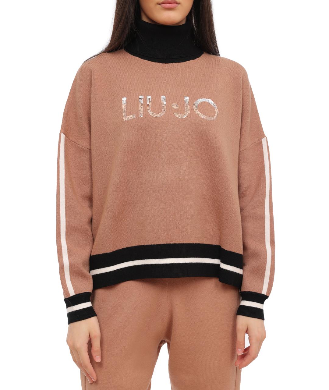 LIU JO Розовый джемпер / свитер, фото 3