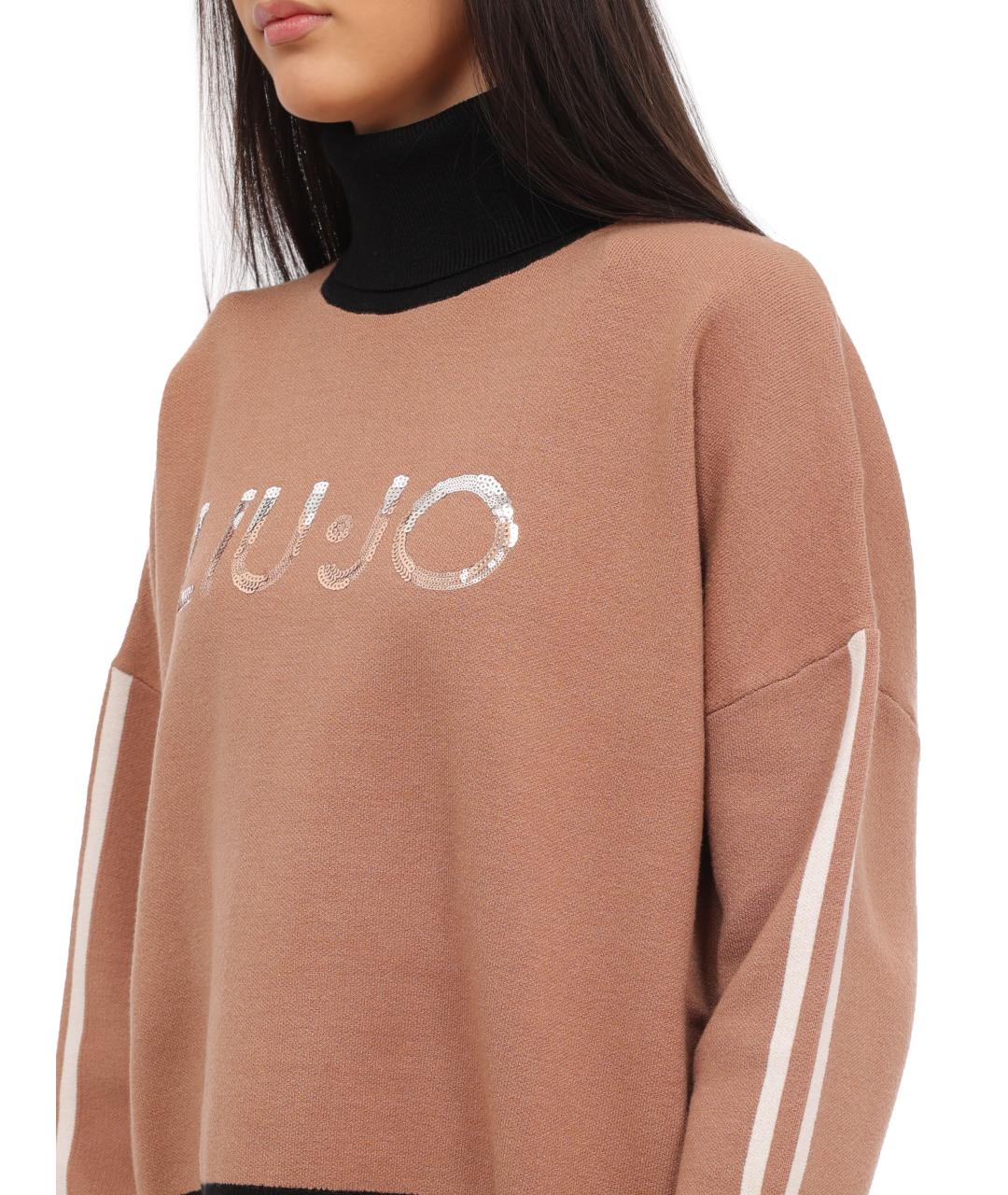 LIU JO Розовый джемпер / свитер, фото 4
