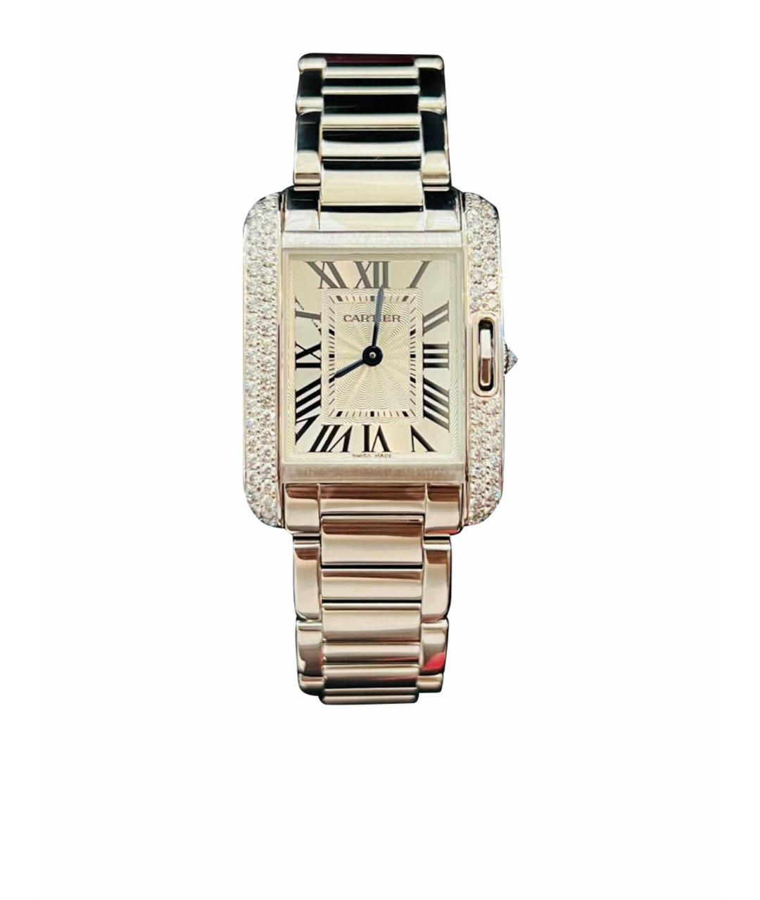 CARTIER Серебряные часы из белого золота, фото 1