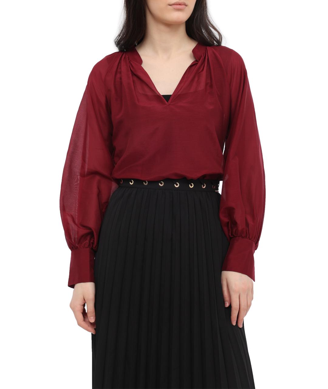 LIU JO Бордовая блузы, фото 9