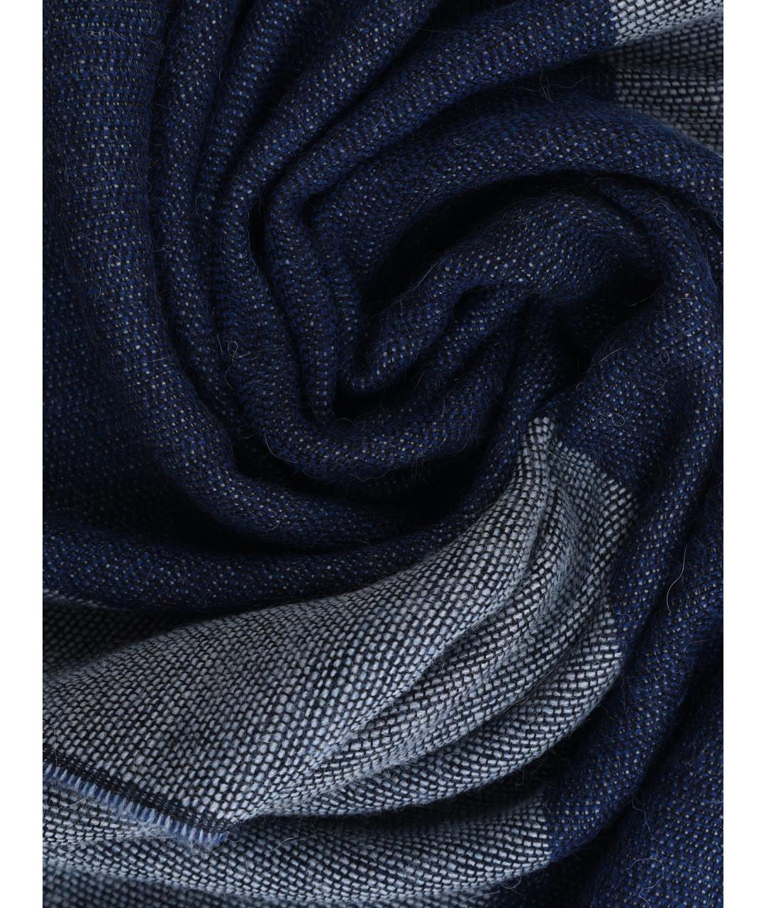 EMPORIO ARMANI Темно-синий шарф, фото 3