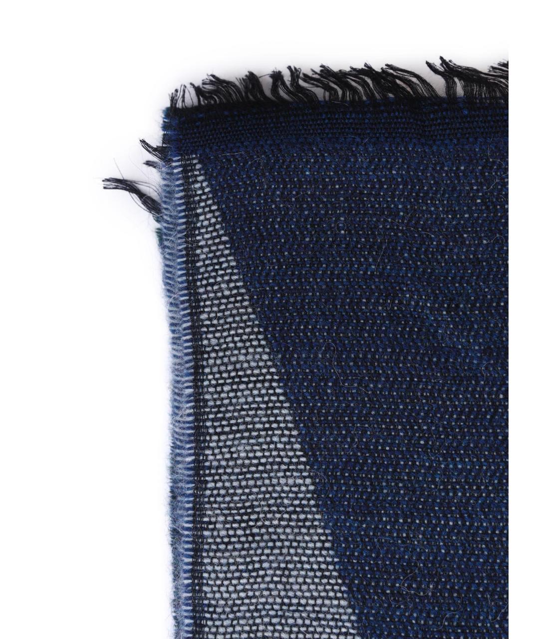 EMPORIO ARMANI Темно-синий шарф, фото 4