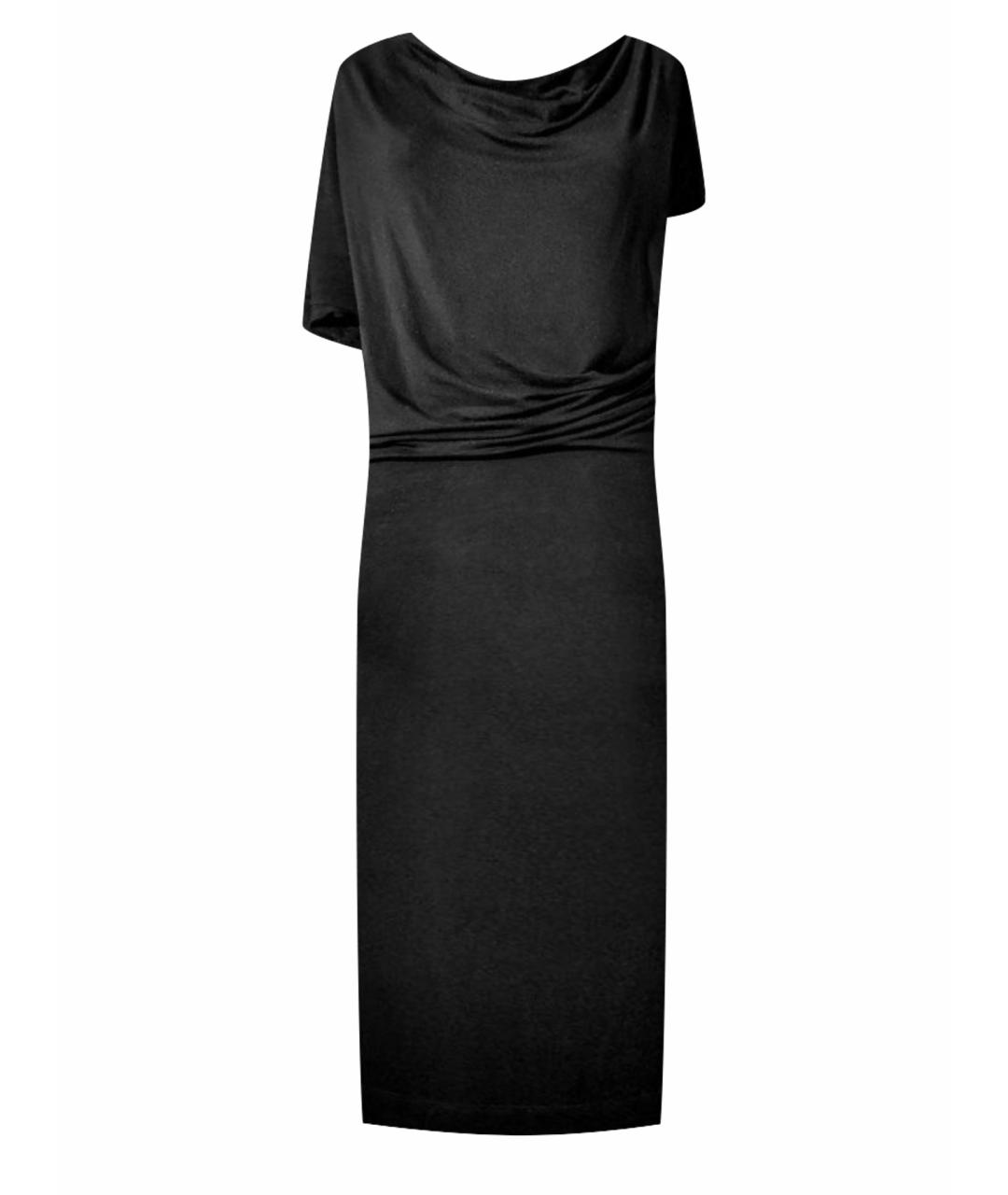 VIVIENNE WESTWOOD ANGLOMANIA Черное вискозное коктейльное платье, фото 1