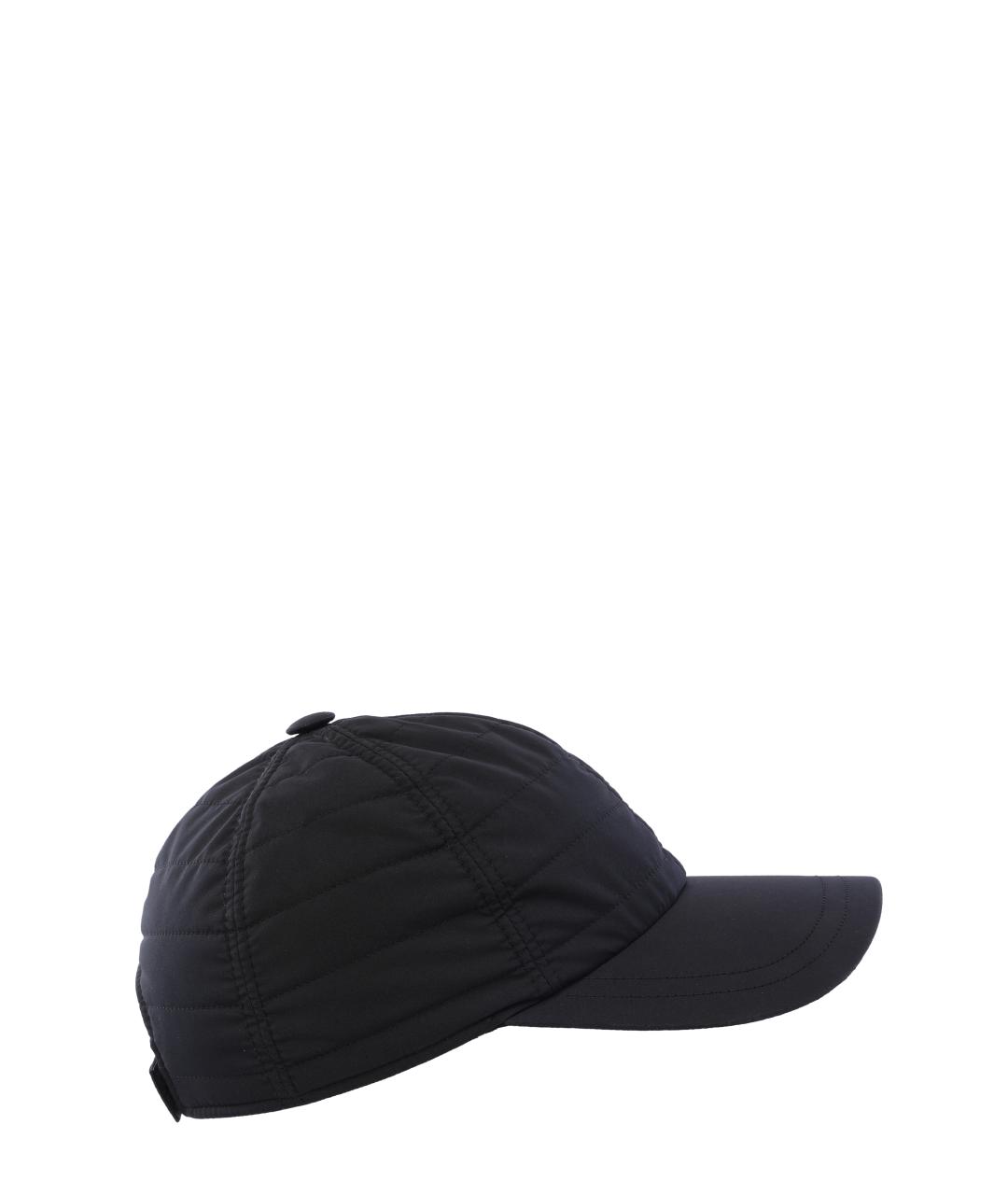 HERNO Черная кепка, фото 2