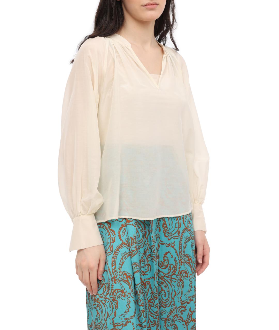 LIU JO Бежевая блузы, фото 6