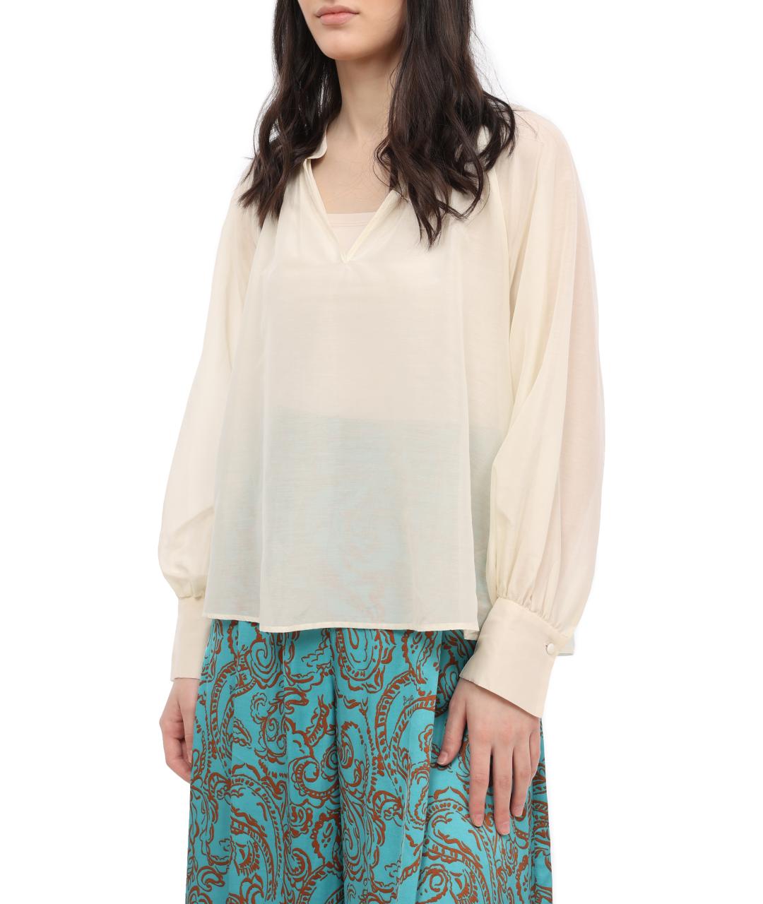 LIU JO Бежевая блузы, фото 2