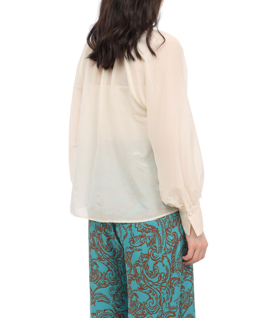 LIU JO Бежевая блузы, фото 4