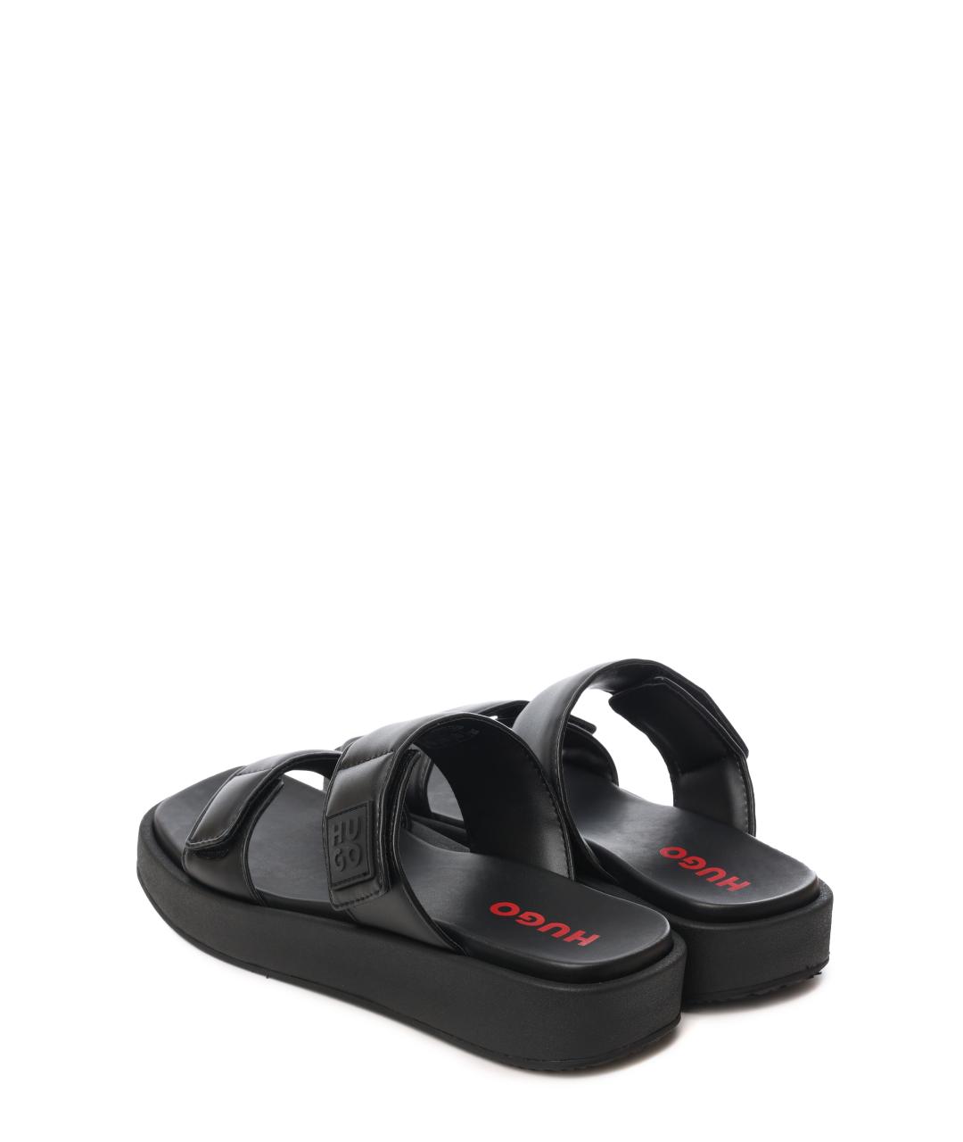 HUGO BOSS Черные сандалии, фото 4
